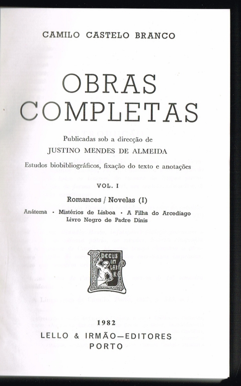 OBRAS COMPLETAS (18 volumes)